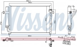 Nissens Радиатор кондиционера NISSENS NIS 94646 - Заображення 1