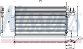 Nissens Радиатор кондиционера NISSENS NIS 94663 - Заображення 2