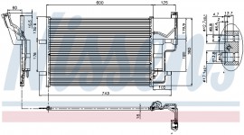 Радиатор кондиционера NISSENS NIS 94902