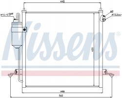 Nissens Радиатор кондиционера First Fit NISSENS NIS 940068 - Заображення 2