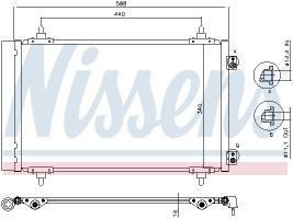 Nissens Радиатор кондиционера First Fit NISSENS NIS 940111 - Заображення 1