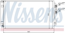 Радиатор кондиционера First Fit NISSENS NIS 940236