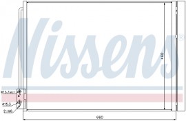 Nissens Радиатор кондиционера First Fit NISSENS NIS 940110 - Заображення 1