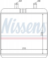 Радиатор отопителя NISSENS NIS 71810