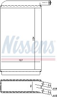 Nissens Радиатор отопителя NISSENS NIS 73940 - Заображення 5