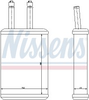 Nissens Радиатор отопителя NISSENS NIS 77523 - Заображення 1