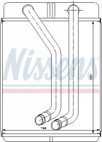 Nissens Радиатор отопителя NISSENS NIS 77507 - Заображення 2