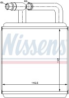 Nissens Радиатор отопителя NISSENS NIS 77618 - Заображення 2