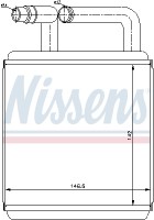 Радиатор отопителя NISSENS NIS 77618