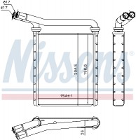 Nissens Радиатор отопителя NISSENS NIS 707090 - Заображення 1