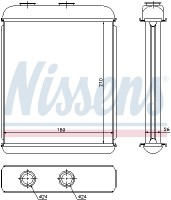 Nissens Радиатор отопителя First Fit NISSENS NIS 72662 - Заображення 1