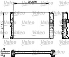 Valeo Радиатор охлаждения Valeo VL732849 - Заображення 1