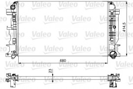 Valeo Радиатор охлаждения Valeo VL734926 - Заображення 1
