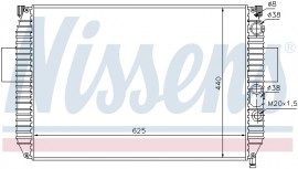 Nissens Радиатор охлаждения двигателя NISSENS NIS 61975 - Заображення 2