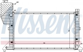 Nissens Радиатор охлаждения двигателя NISSENS NIS 62664A - Заображення 2