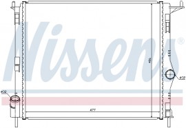 Nissens Радиатор охлаждения двигателя NISSENS NIS 637609 - Заображення 1