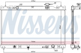 Nissens Радиатор охлаждения двигателя NISSENS NIS 646351 - Заображення 1