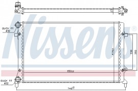 Nissens Радиатор охлаждения двигателя NISSENS NIS 65277 - Заображення 1