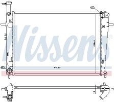 Nissens Радиатор охлаждения двигателя NISSENS NIS 675003 - Заображення 2