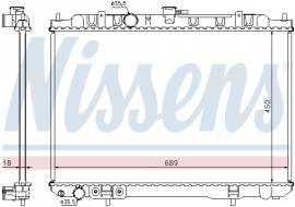 Nissens Радиатор охлаждения двигателя NISSENS NIS 68704 - Заображення 2