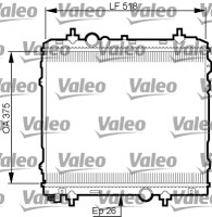 Радиатор охлаждения двигателя Valeo VL735531