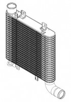 Радиатор интеркулера Hyundai Santa Fe (06-) 2.2CRDi (LRIC 0878) Luzar