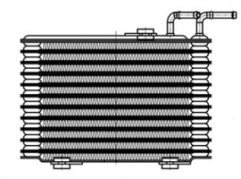 Радиатор охлаждения масла АКПП Mitsubishi Outlander (12-) (LOc 1162) Luzar