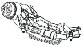 Радиатор масляный в сборе (теплообменник) Chevrolet Cruze (09-)/Opel Astra (H) (04-) 1.6i/1.8i (LOc 0504) Luzar 2ee0f68869eb2675