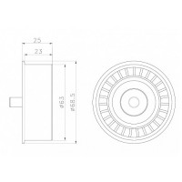 Gmb Ролик натяжной GMB GT30540 - Заображення 4