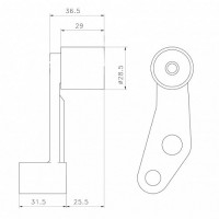 Gmb Ролик натяжной GMB GT30550 - Заображення 4