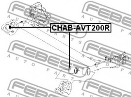 Febest Сайлентблок FEBEST CHAB-AVT200R - Заображення 2