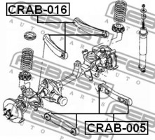 Febest Сайлентблок FEBEST CRAB-005 - Заображення 2