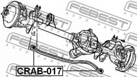 Febest Сайлентблок FEBEST CRAB-017 - Заображення 2