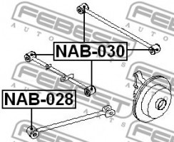 Febest Сайлентблок FEBEST NAB-028 - Заображення 2