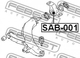 Febest Сайлентблок FEBEST SAB-001 - Заображення 2