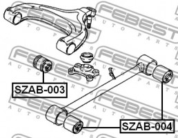 Febest Сайлентблок FEBEST SZAB-004 - Заображення 2