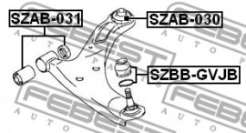 Febest Сайлентблок FEBEST SZAB-031 - Заображення 2