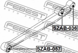 Febest Сайлентблок FEBEST SZAB-036 - Заображення 2