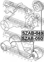 Febest Сайлентблок FEBEST SZAB-049 - Заображення 2