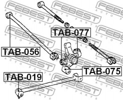 Febest Сайлентблок FEBEST TAB-019 - Заображення 2