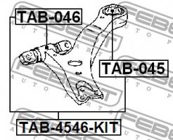 Febest Сайлентблок FEBEST TAB-046 - Заображення 2