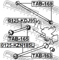 Febest Сайлентблок FEBEST TAB-165 - Заображення 2