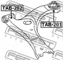 Febest Сайлентблок FEBEST TAB-201 - Заображення 2