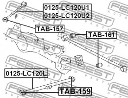 Febest Сайлентблок FEBEST TAB-159 - Заображення 2