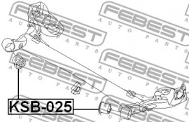 Febest Сайлентблок FEBEST KAB-025 - Заображення 2