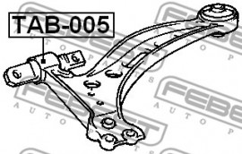 Febest Сайлентблок FEBEST TAB-005 - Заображення 2