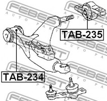 Febest Сайлентблок FEBEST TAB-234 - Заображення 2