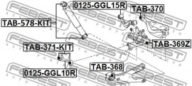 Febest Сайлентблок FEBEST TAB-370 - Заображення 2