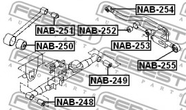 Febest Сайлентблок FEBEST NAB-253 - Заображення 2