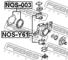 Febest Сальник к-т FEBEST NOS-003 - Заображення 2